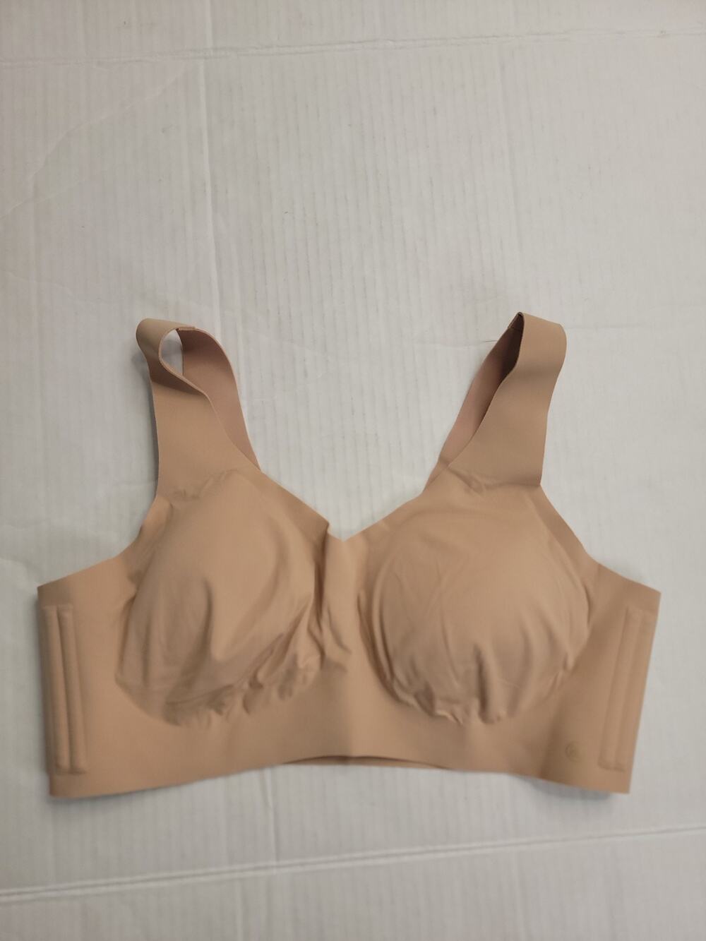 Honeylove Women's SZ 1X Sculpting Wireless SoftForm Bra Tan LWBRO101